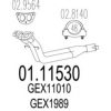 MTS 01.11530 Exhaust Pipe